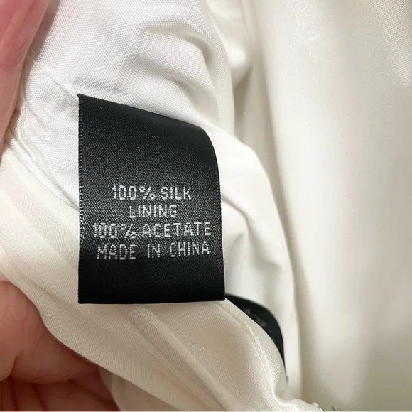 AIDAN MATTOX SILK IVORY BEADED KEYHOLE NECK EVENING GOWN SIZE 6 - Picture 10 of 13